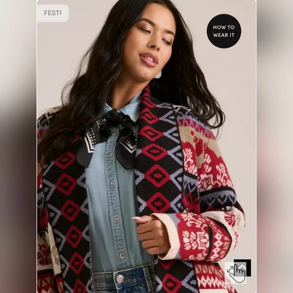 Torrid Festi  Long Cardigan Sweater - Picture 4 of 6